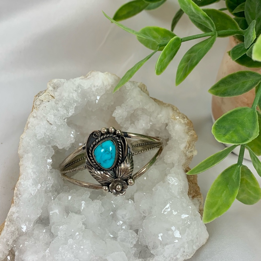 Genuine, Vintage turquoise cuff